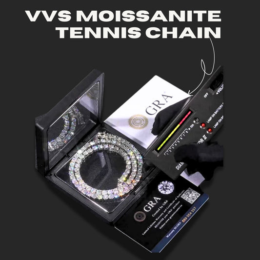 VVS Moissanite Tennis Chain