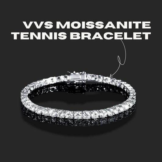 VVS Moissanite Tennis Bracelet