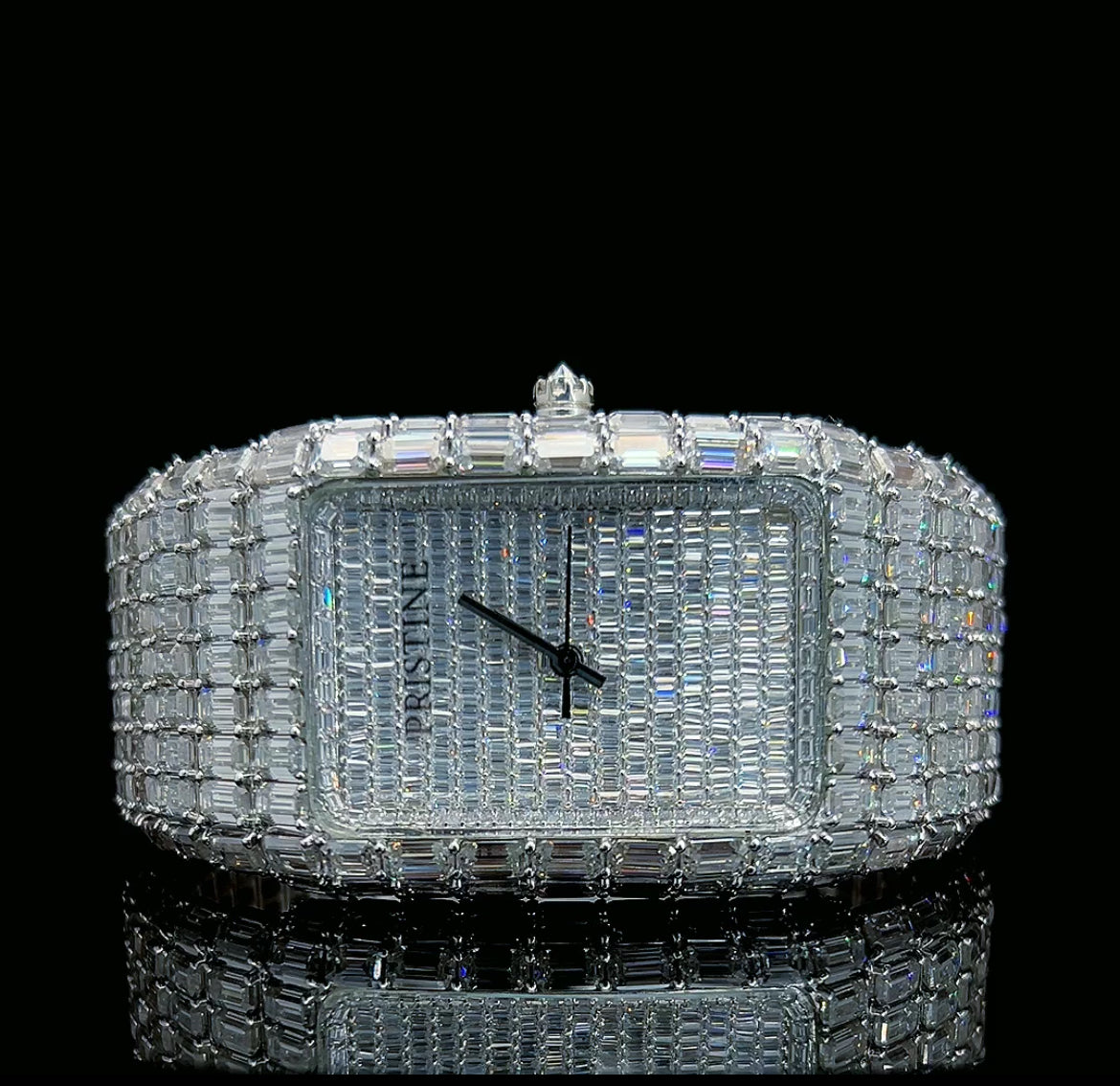 Exclusive Pristine Iced Out Moissanite Watch